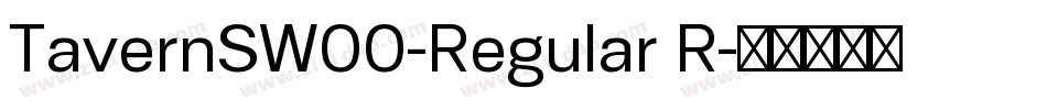 TavernSW00-Regular R字体转换